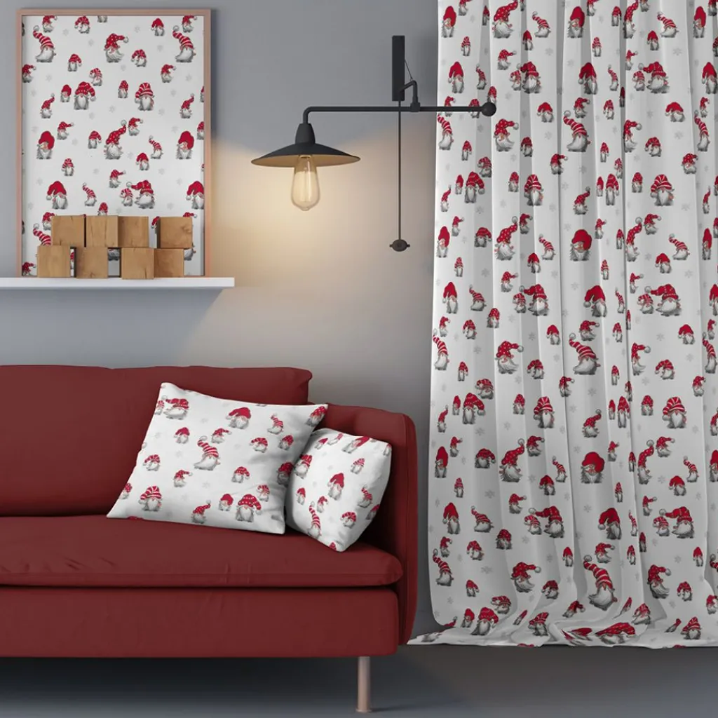 Arvidssons textil Gardintyger Mönstrade|Arvidssons Textil|Julian vit tyg