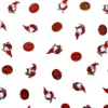 Arvidssons textil Gardintyger Mönstrade|Arvidssons Textil|Juläpple vit tyg