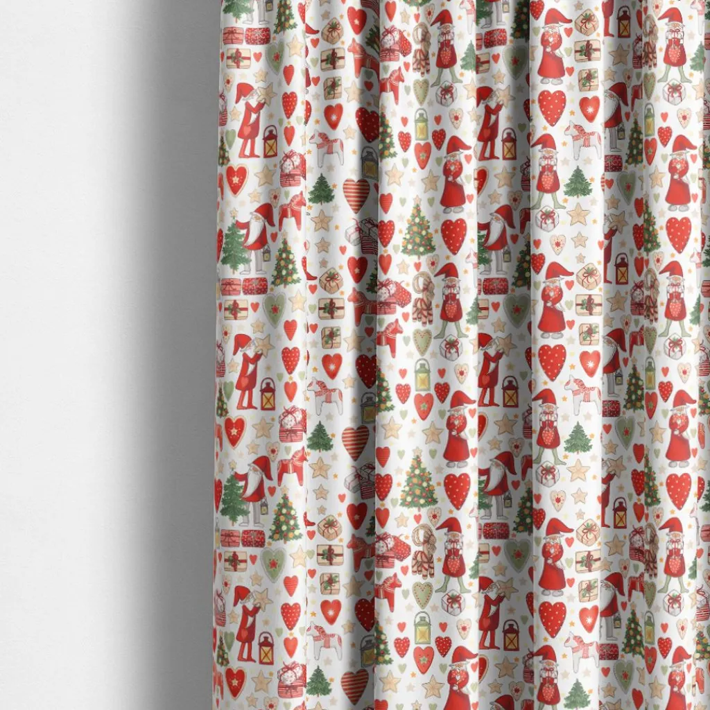 Arvidssons textil Gardintyger Mönstrade|Arvidssons Textil|Julstök tyg