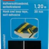 Kardborreband|Kardborreband självhäftande svart 20mm - 1,2m