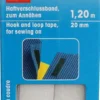 Kardborreband|Kardborreband vit 20mm - 1,2m