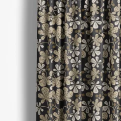 Arvidssons textil Gardiner Mönstrade|Kastanjer grå gardiner