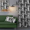 Arvidssons textil Gardintyger Mönstrade|Arvidssons Textil|Kitty grå tyg med retro katter