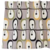 Arvidssons textil Gardinkappor Mönstrade|Kiwi beige gardinkappa metervara