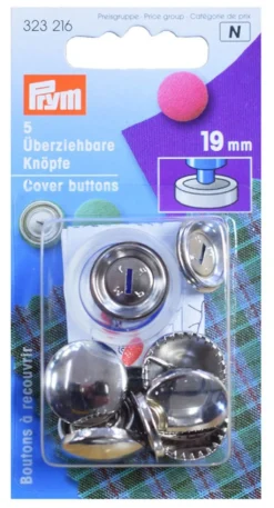 Prym Knappar|Tillbehör|Klä-på-knapp 19 mm