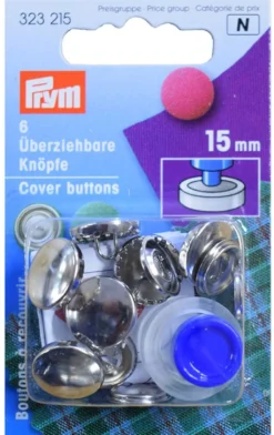 Prym Knappar|Tillbehör|Klä-på-knapp 15 mm