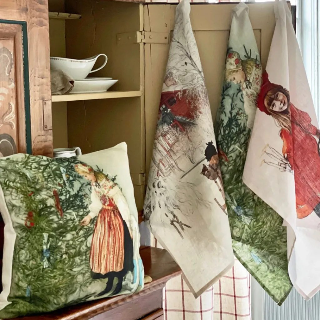 Svanefors Kökshandduk|Jul I Köket|Konfekt kökshandduk - Carl Larsson