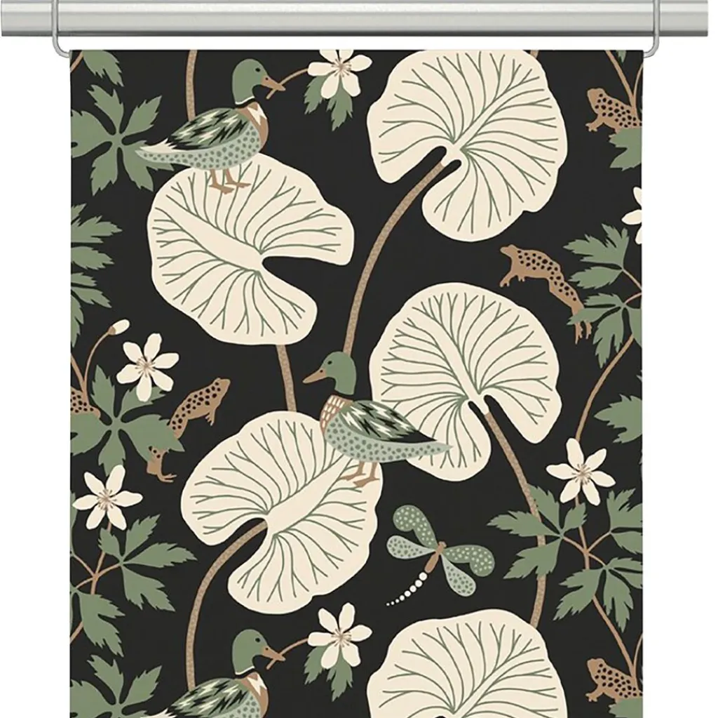 Arvidssons textil Panelgardiner|Kärrleken svart panelgardiner
