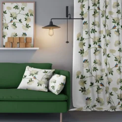 Arvidssons textil Arvidssons Textil|Kungsfiskaren vit tyg