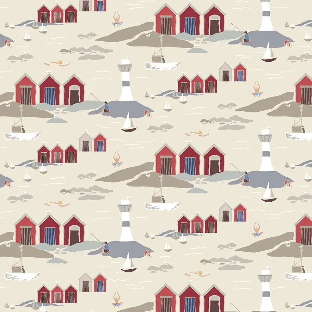Arvidssons textil Gardintyger Mönstrade|Arvidssons Textil|Kust beige tyg
