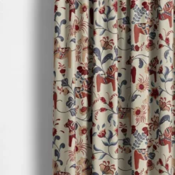 Arvidssons textil Gardintyger Mönstrade|Arvidssons Textil|Leksand culla röd - tyg