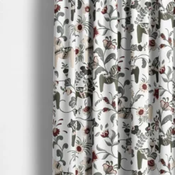 Arvidssons textil Gardintyger Mönstrade|Arvidssons Textil|Leksand grön tyg med traditionellt dalahästtryck
