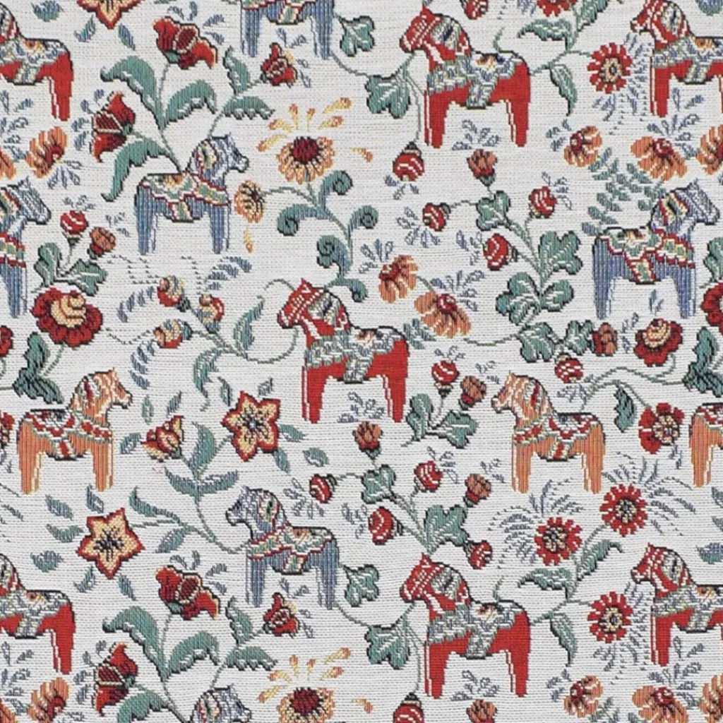 Arvidssons textil Mönstrade Möbeltyger|Leksand mini natur jacquard