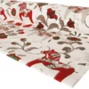 Arvidssons textil Gardintyger Mönstrade|Arvidssons Textil|Leksand vit-röd tyg med traditionellt dalahästtryck
