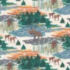 Arvidssons textil Tygkasse|Älgrike beige-grön tygkasse