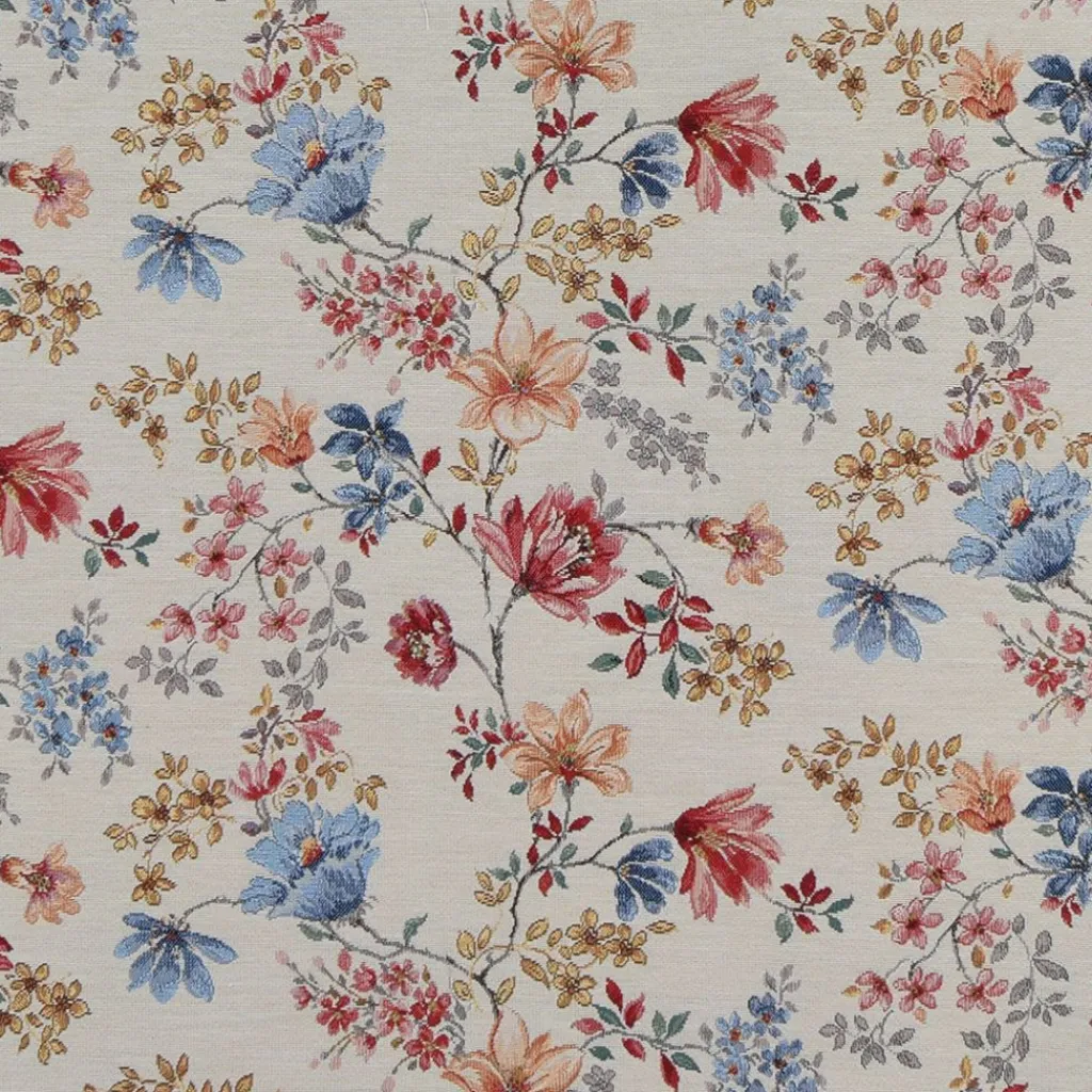 Arvidssons textil Blommiga Möbeltyger|Mönstrade Möbeltyger|Lilium möbeltyg
