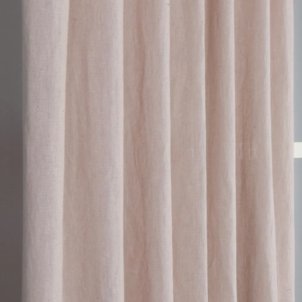 Nordisk Textil Linnetyger|Linnegardiner|Linnegardiner Verone Beigerosa