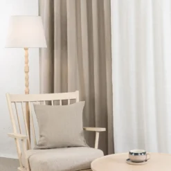 Nordisk Textil Linnetyger|Linnegardiner|Linnegardiner Verone Natur