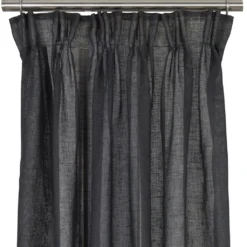 Linnegardiner|Rea Gardiner|Linn mörkgrå linnegardiner