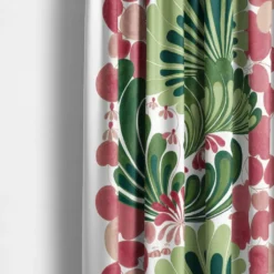 Arvidssons textil Arvidssons Textil|Lisette grön-rosa tyg