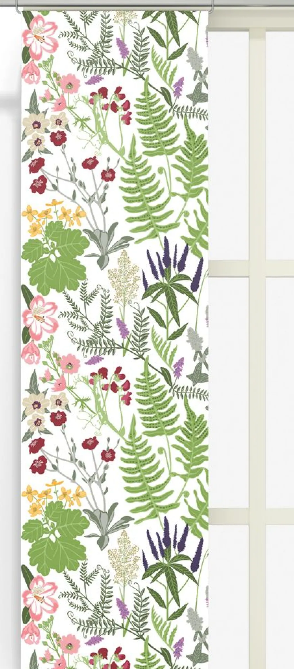 Arvidssons textil Panelgardiner|Lisstäppan halvlinne panelgardiner