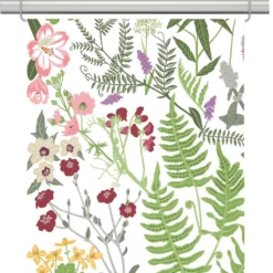 Arvidssons textil Panelgardiner|Lisstäppan halvlinne panelgardiner