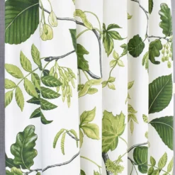Arvidssons textil Gardiner Mönstrade|Liv grön gardiner