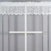 Jakobsdals Gardinkappor Mönstrade|Gardinkappor Enfärgade|Lize offwhite spets kappmetervara 30 cm vit – klassisk gardinkappa