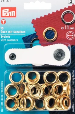 Prym Öljetter|Öljetter 11mm guld