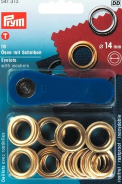 Prym Öljetter|Öljetter 14mm guld