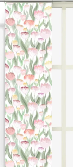 Arvidssons textil Panelgardiner|Ljuvlig rosa panelgardiner