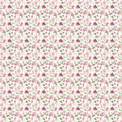 Arvidssons textil Gardintyger Mönstrade|Arvidssons Textil|Luktärt rosa – blommigt tyg med klättrande luktärter