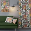 Arvidssons textil Gardintyger Mönstrade|Arvidssons Textil|Lyckeby blommar rosa tyg