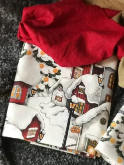 Arvidssons textil Gardintyger Mönstrade|Arvidssons Textil|Lyckeby röd tyg