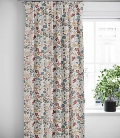 Arvidssons textil Gardiner Mönstrade|Lyckeflykt offwhite gardiner