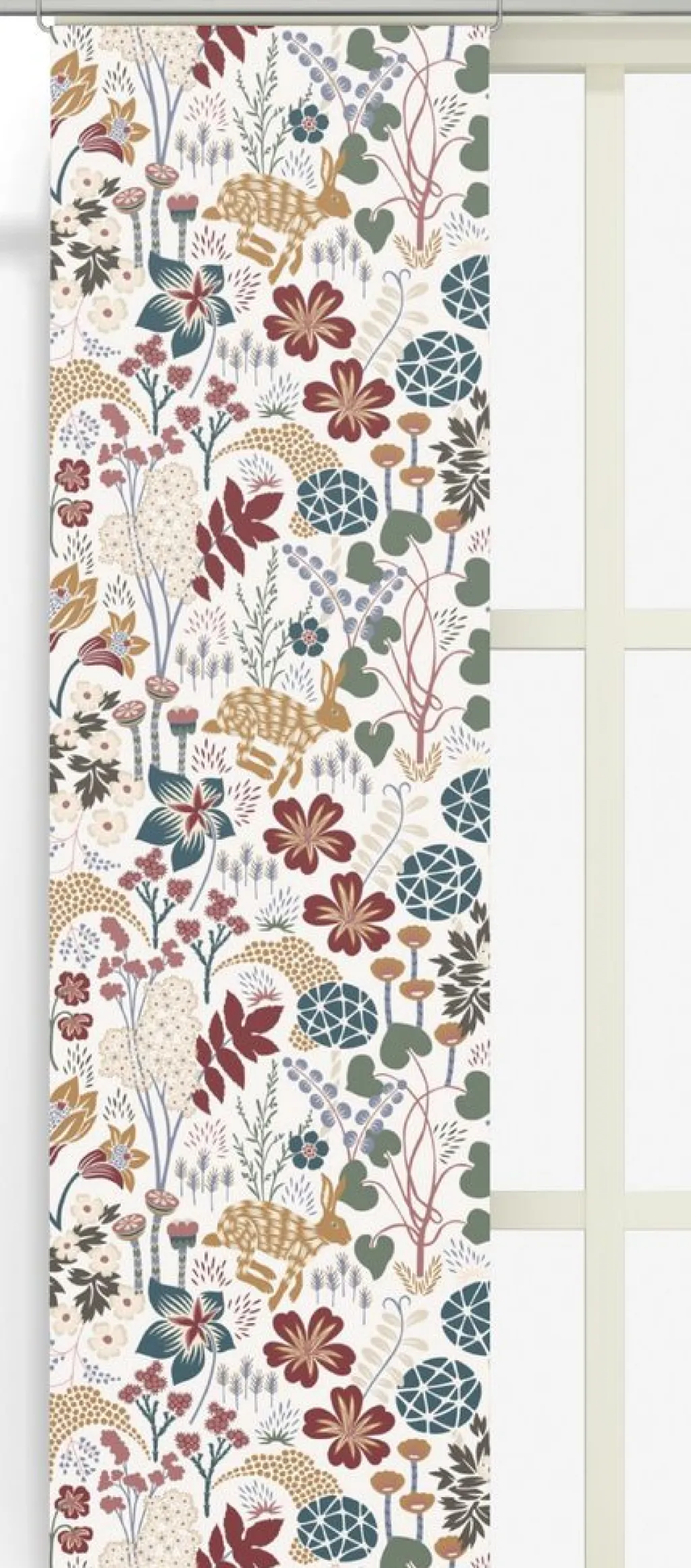 Arvidssons textil Panelgardiner|Lyckeflykt offwhite panelgardiner