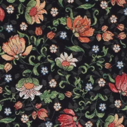 Arvidssons textil Mönstrade Möbeltyger|Maggi svart jacquard
