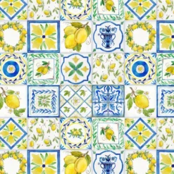 Gardintyger Mönstrade|Mediterranean Mosaic tyg