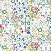 Arvidssons textil Tygkasse|Midsommardans vit tygkasse
