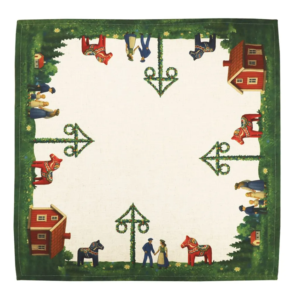Redlunds Bordsduk|Midsommar 90x90cm bordsduk