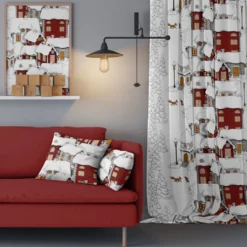 Arvidssons textil Gardiner Mönstrade|Julgardiner|Mikkel gardiner