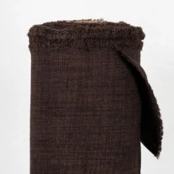 Nordisk Textil Gardintyger Enfärgade|Milo brun gardintyg - Stilrent med fin struktur