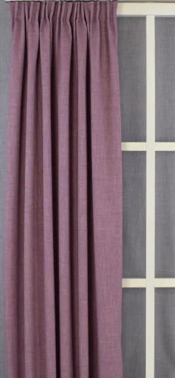 Nordisk Textil Gardiner Enfärgade|Milo grape gardiner – Tidlös design med fin struktur
