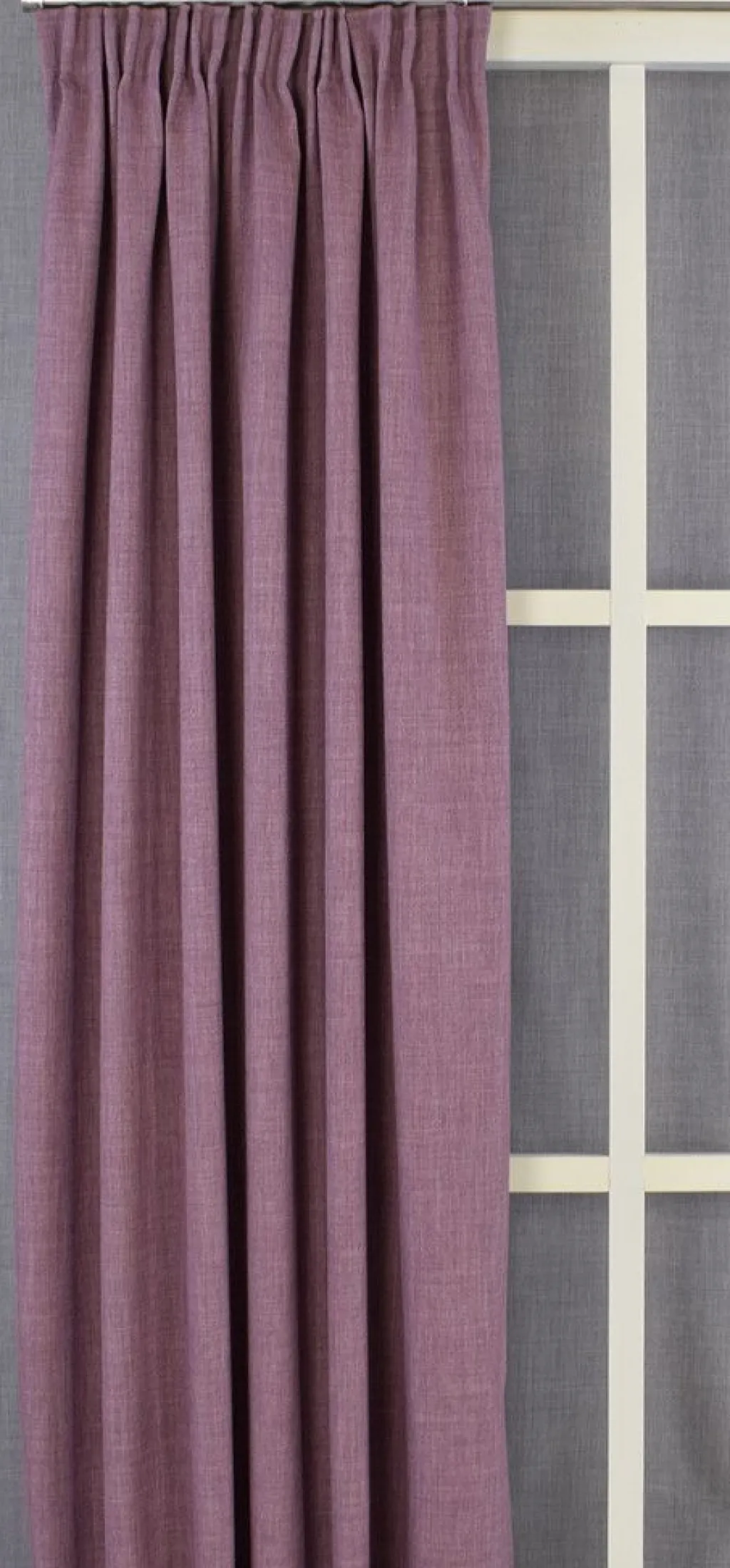 Nordisk Textil Gardiner Enfärgade|Milo grape gardiner – Tidlös design med fin struktur