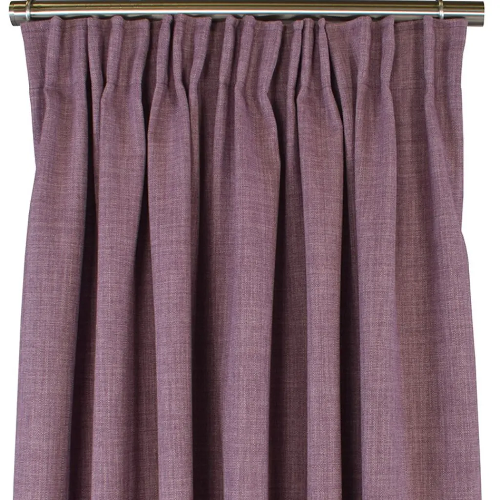 Nordisk Textil Gardiner Enfärgade|Milo grape gardiner – Tidlös design med fin struktur