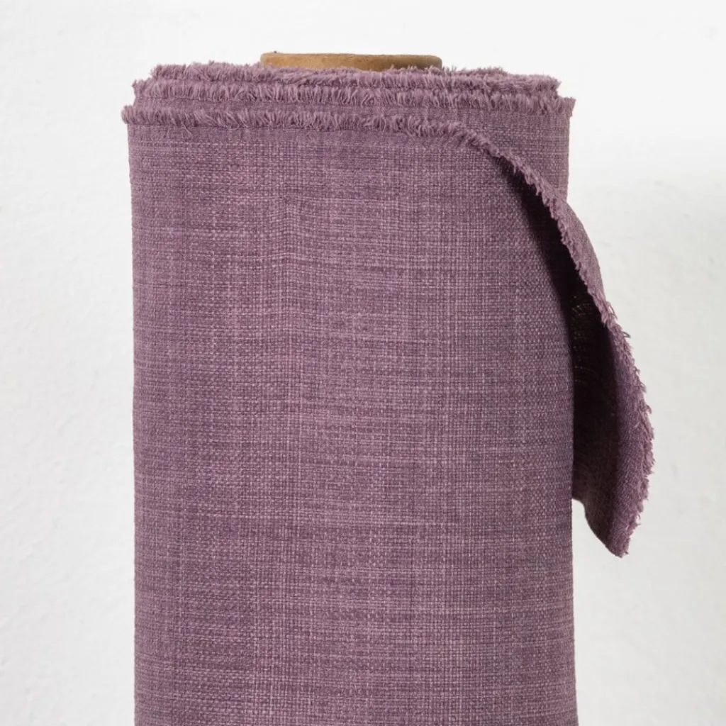 Nordisk Textil Gardintyger Enfärgade|Milo grape gardintyg - Stilrent med fin struktur