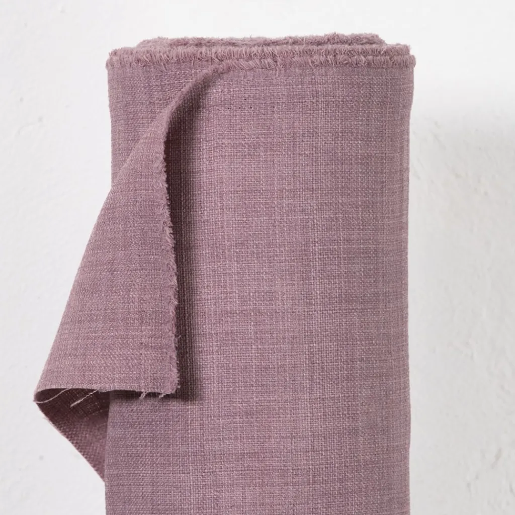 Nordisk Textil Gardintyger Enfärgade|Milo ljung gardintyg - Stilrent med fin struktur