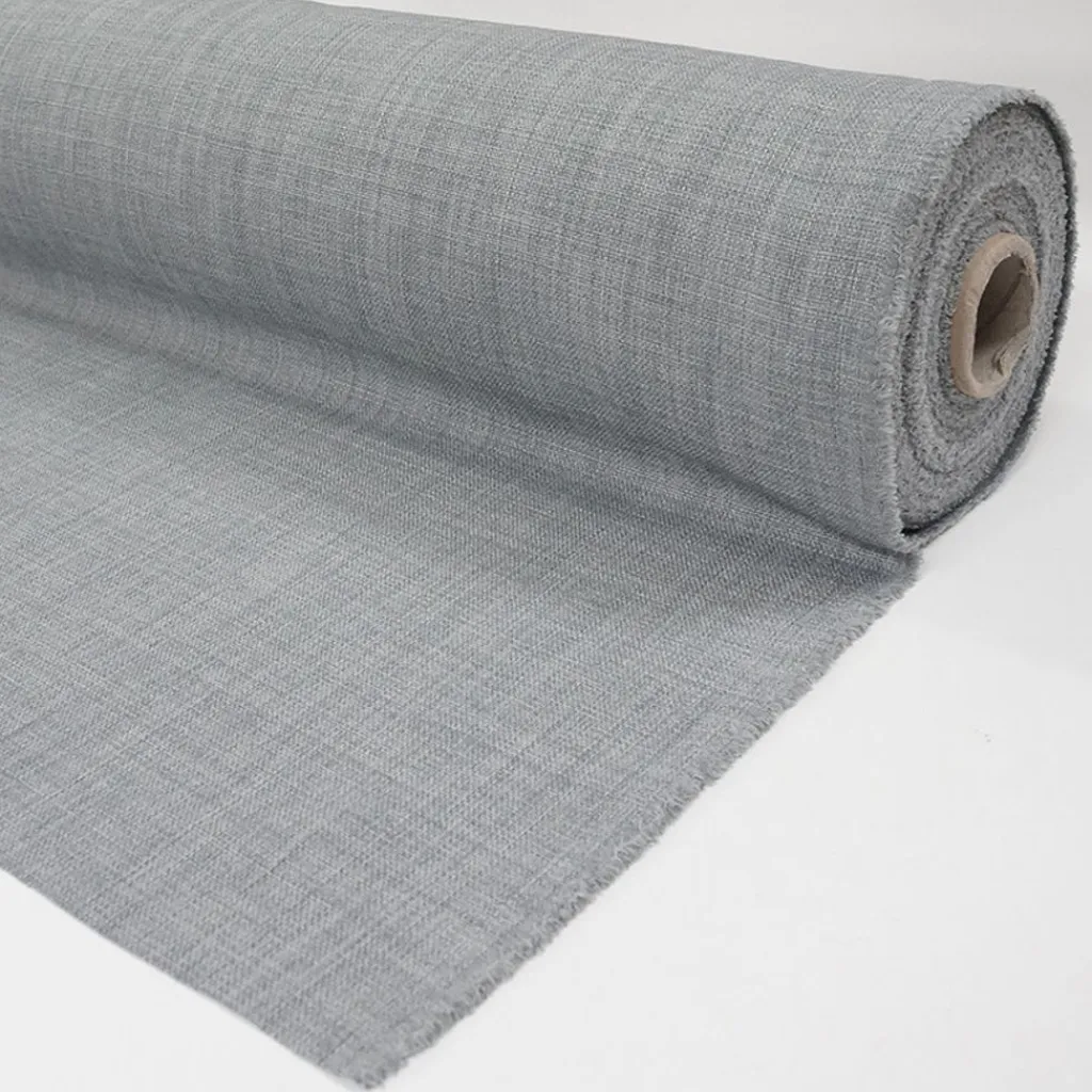 Nordisk Textil Gardintyger Enfärgade|Milo ljusgrå gardintyg - Stilrent med fin struktur