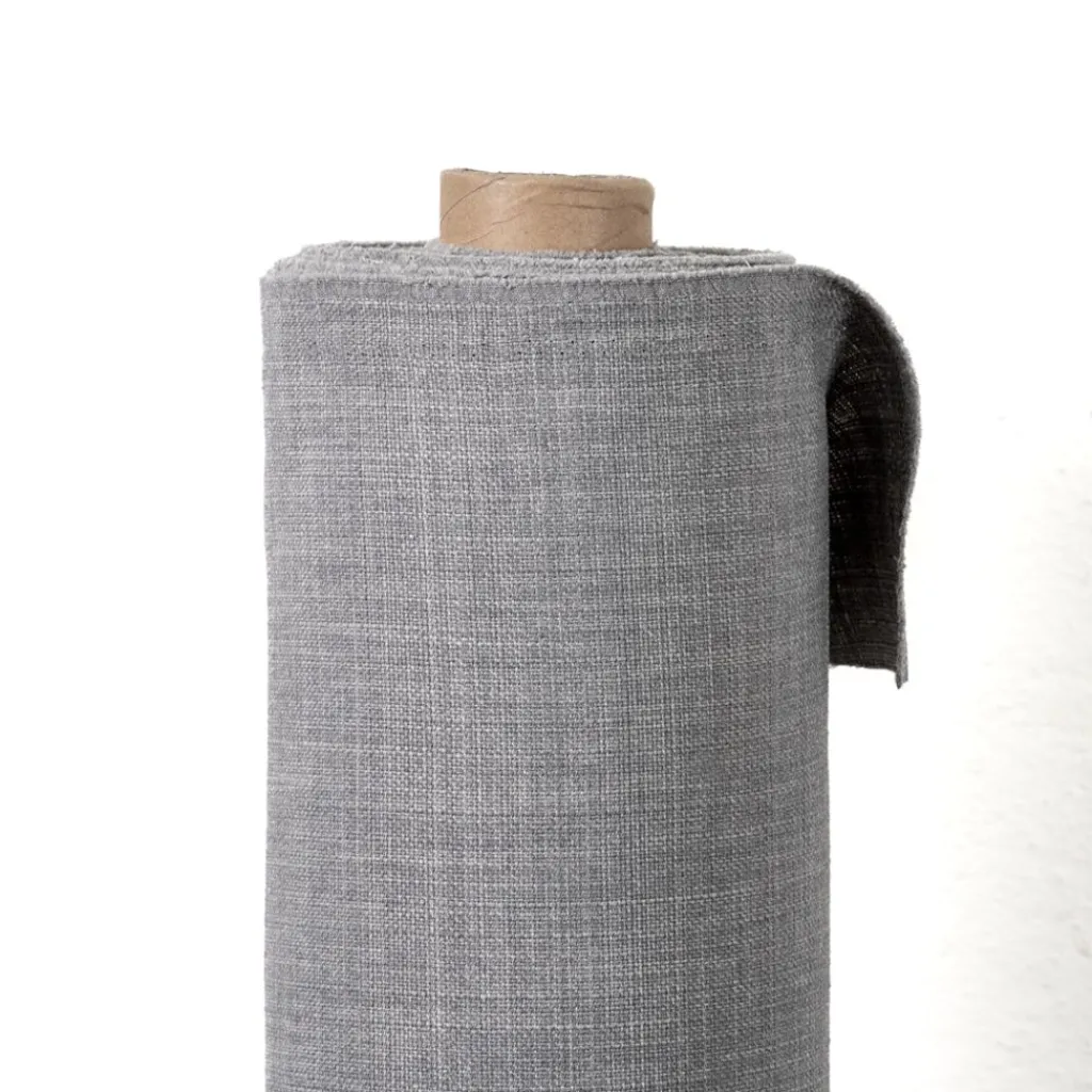 Nordisk Textil Gardintyger Enfärgade|Milo ljusgrå gardintyg - Stilrent med fin struktur