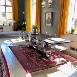 Gardiner Enfärgade|Milo ockra gardiner – Tidlös design med fin struktur